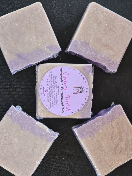 Cherry Merlot Cold Pressed Soap